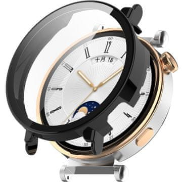 GS 2u1 futrola + kaljeno staklo za Huawei Watch GT 4 41mm, crna