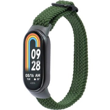 GS Najlonski remen za Xiaomi Smart Band 10 / 9 / 8, zeleni