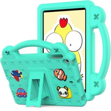 GS Futrola za iPad mini 7.9" 2019/2015/2014/2013/2012 (5./4./3./2./1. gen.), Slatki uzorci, sa stalkom, Zelena