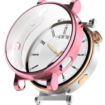 GS 2u1 futrola sa zaštitnom folijom za Huawei Watch GT 4 41 mm, roza