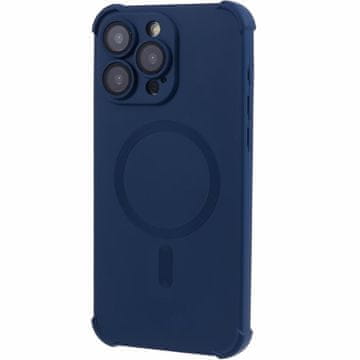 GS Silikonska maskica za iPhone 15 Pro, magnetska, za MagSafe, tamnoplava