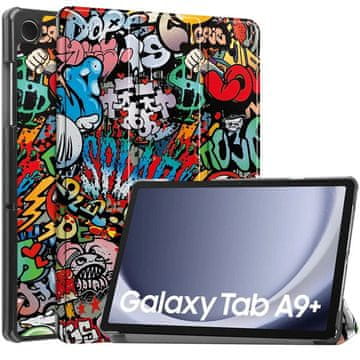 GS Futrola za Samsung Galaxy Tab A9+, Smartcase, grafiti