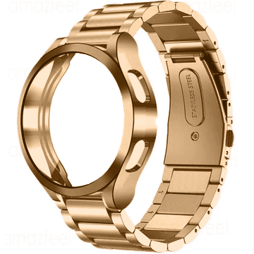 GS Narukvica + futrola za Samsung Galaxy Watch 6 44mm, zlatna