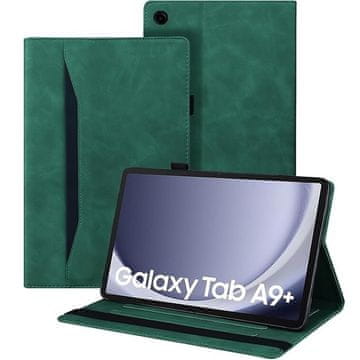 GS Futrola za Samsung Galaxy Tab A9+, Classic, s držačem za olovku, zelena