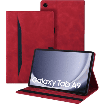 GS Futrola za Samsung Galaxy Tab A9, Classic, s držačem za olovku, crvena