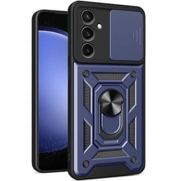 GS Oklopna futrola za Samsung Galaxy S23 FE, CamShield Slide, plava