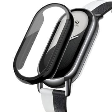 GS 2u1 futrola + kaljeno staklo za Xiaomi Smart Band 9/8, crna