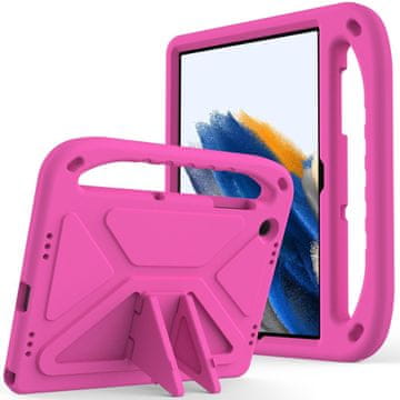 GS Dječja maskica s ručkom za Samsung Galaxy Tab A11 Plus / A9 Plus, roza