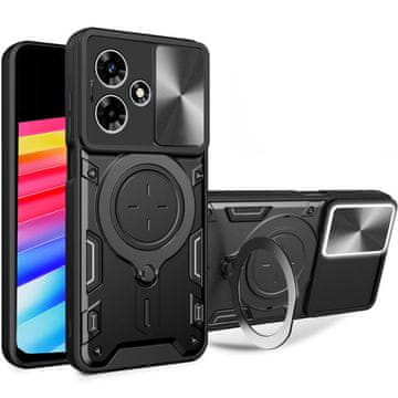 GS Oklopna futrola za Infinix Hot 30 4G, CamShield Slide, crna