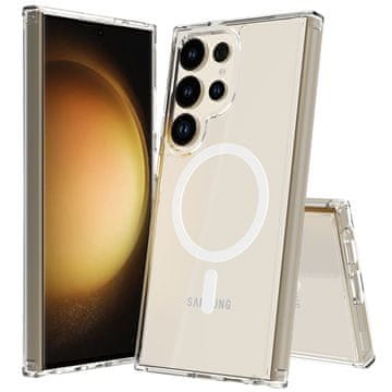 GS Futrola za Samsung Galaxy S24 Ultra, Fusion Hybrid, kompatibilna s MagSafe-om, prozirna