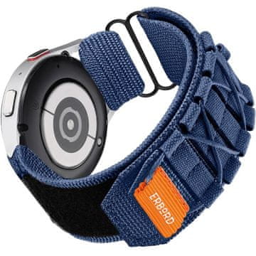 Overboard Runner najlonski remen za Samsung Galaxy Watch 4/5/6/7, plavi