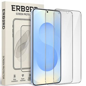 Overboard 2x Kaljeno staklo za Samsung Galaxy S24+/S25+ Plus, 9H tvrdo staklo, staklo