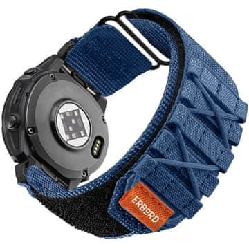 Overboard Runner Quickfit najlonski remen za Garmin Fenix 5X/6X/6X PRO/7X, plava