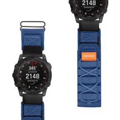 Overboard Runner Quickfit najlonski remen za Garmin Fenix 5/6/6 PRO/7 Forerunner 965/955/945, plava