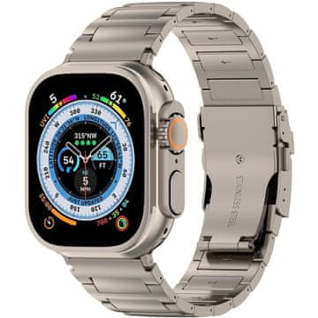 GS Narukvica za Apple Watch 1/2/3/4/5/6/7/8/9/10/11/SE Ultra 1/2/3 42/44/45/46/49mm, titan