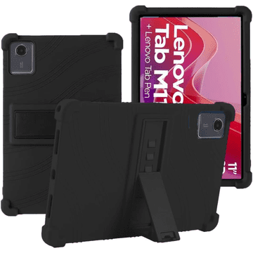 GS Silikonska futrola za Lenovo Tab M11, Impact, oklopljena, crna