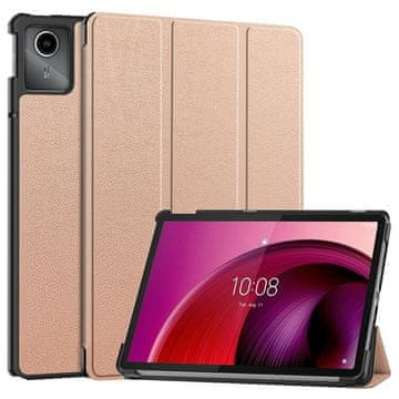 GS Lenovo Tab M11 pametna futrola, ružičasto zlatna