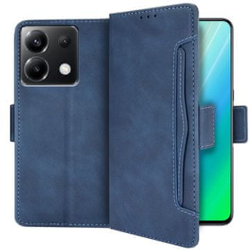GS Preklopna futrola za Xiaomi Poco X6 5G, utor za karticu, plava