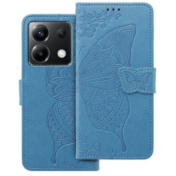 GS Preklopna futrola za Xiaomi Poco X6 5G, leptir, plava