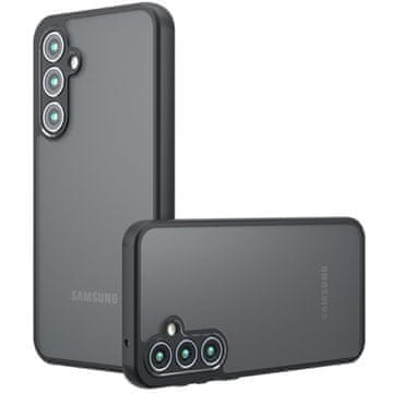 GS Futrola za Samsung Galaxy A25 5G, Fusion, prozirna / crna + 9H staklo