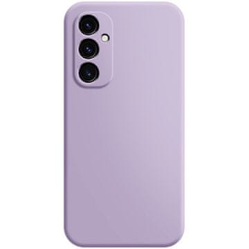 GS Futrola za Samsung Galaxy A25, Silikonska Lite, ljubičasta + 9H staklo