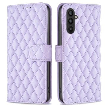 Preklopna futrola za Samsung Galaxy A25 5G, BINFEN novčanik, ljubičasta + 9H staklo