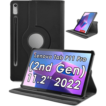 GS Futrola za Lenovo Tab P11 Pro Gen 2 TB132FU TB132XU 11.2", rotacija od 360°, crna