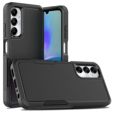 GS Oklopna futrola za Samsung Galaxy A05s 4G, dvostruko otporna na udarce, crna