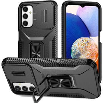 GS Futrola za Samsung Galaxy A05s, klizni poklopac objektiva, crna