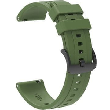 GS Univerzalni silikonski remen 22 mm, zeleni