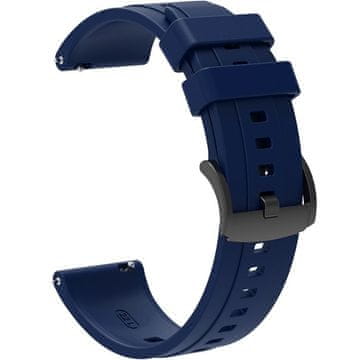 GS Univerzalni silikonski remen 22 mm, tamnoplava boja