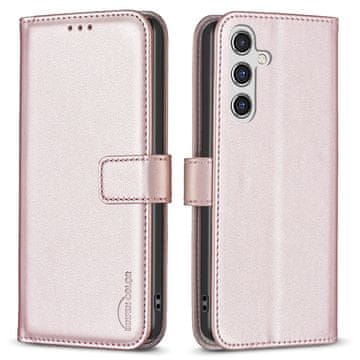 GS Preklopna futrola za Samsung Galaxy A55 5G, BINFEN novčanik, roza