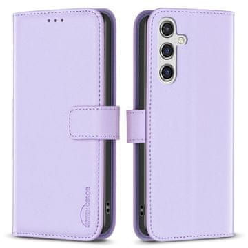 GS Preklopna futrola za Samsung Galaxy A55 5G, BINFEN novčanik, ljubičasta