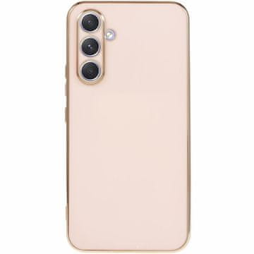 GS Futrola za Samsung Galaxy A15, Glamour CamShield, roza + 9H staklo