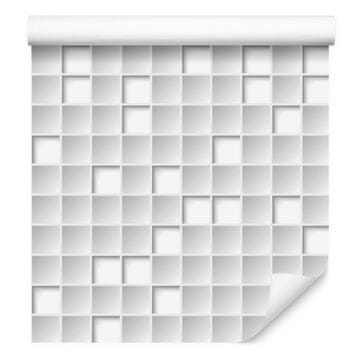 3D tapeta s geometrijskim oblicima i kvadratima za dnevni boravak i spavaću sobu 50x1000 cm