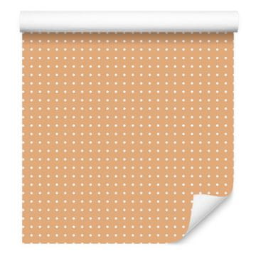 Tapeta s točkicama, zlatna pozadina, zlatni centar, za dnevni boravak i spavaću sobu, 50x1000 cm