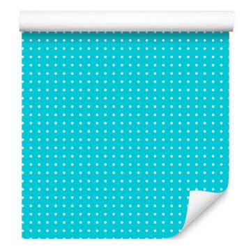 Tapeta s točkicama celadona, Celadon pozadina za dnevni boravak i spavaću sobu 50x1000 cm