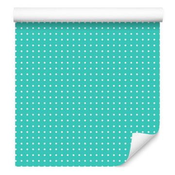 Tapeta s točkicama More, boja mora za dnevni boravak i spavaću sobu 50x1000 cm