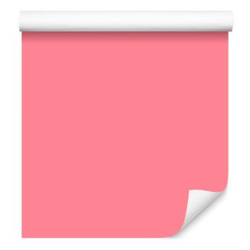 Tapeta Jednobojna koraljna pozadina, Coral Center za dnevni boravak i spavaću sobu 50x1000 cm