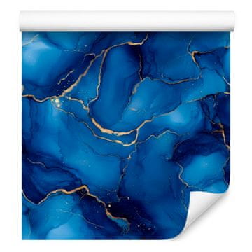 Tapeta s tintom, plava pozadina, plavi centar za dnevni boravak i spavaću sobu 50x1000 cm