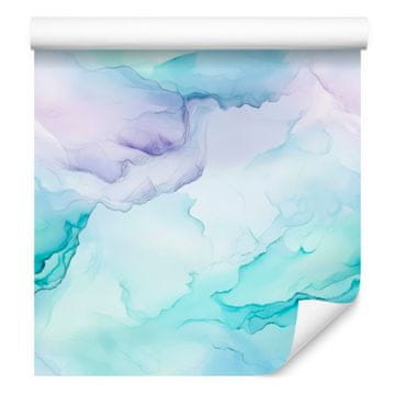 Tapeta s tintom, celadon i bijela, za dnevni boravak i spavaću sobu 50x1000 cm