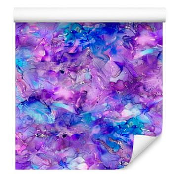 Tapeta s tintom Ljubičasta, lavanda, plava i azurna 50x1000 cm