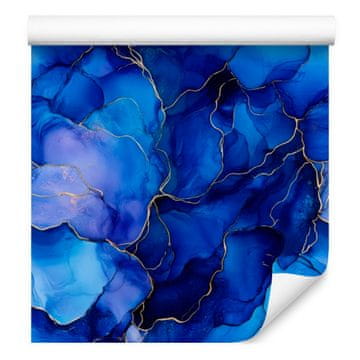 Tapeta tinta plava, mornarsko plava, azurna i indigo 50x1000 cm