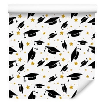 Tapeta za maturu, bijela i svijetlosiva, 50x1000 cm