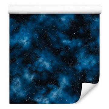 Tapeta Watercolor Galaxy Navy Blue za dnevni boravak i spavaću sobu 50x1000 cm