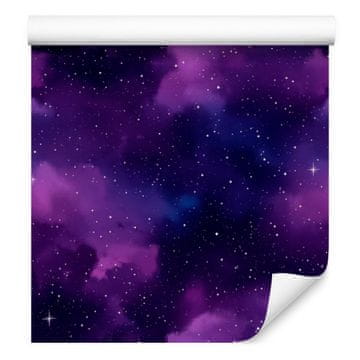 Akvarel indigo galaksija tapeta, indigo pozadina 50x1000 cm