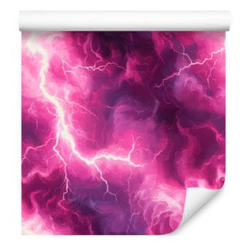 Tapeta akvarel galaksije ljubičasta i puderasto ružičasta 50x1000 cm