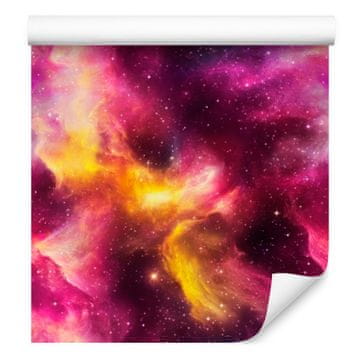 Fototapeta Watercolor Galaxy Purple and Bordo 50x1000 cm
