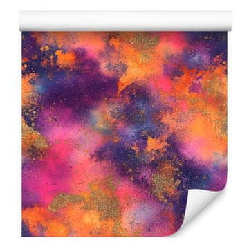 Akvarel tapeta Galaxy crvena i ljubičasta 50x1000 cm