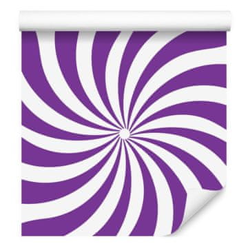 Hipi tapeta za pozadinu ljubičasta, bijela i lavanda 50x1000 cm